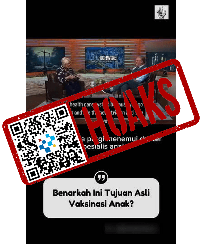 [HOAKS] Vaksin Sengaja Membuat Anak Sakit demi Keuntungan